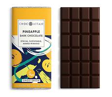 chocolate bar with pineapple